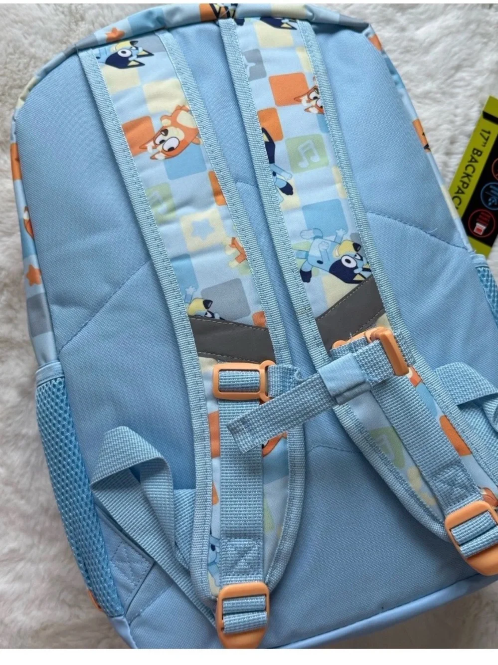 Bluey Backpack in Light Blue and Tan